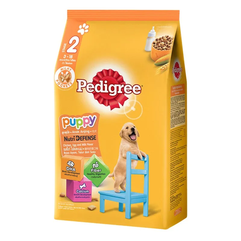 Pedigree Dry Dog Food 2.7kg All Breeds & Flavors for Adult/Puppy NutriDefense