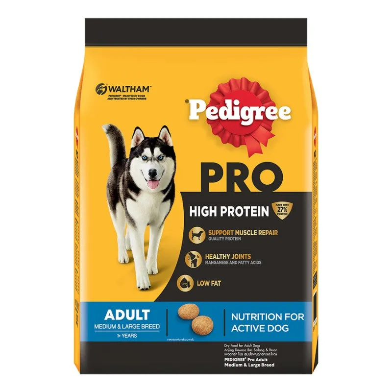 Pedigree Dry Dog Food 2.7kg All Breeds & Flavors for Adult/Puppy NutriDefense