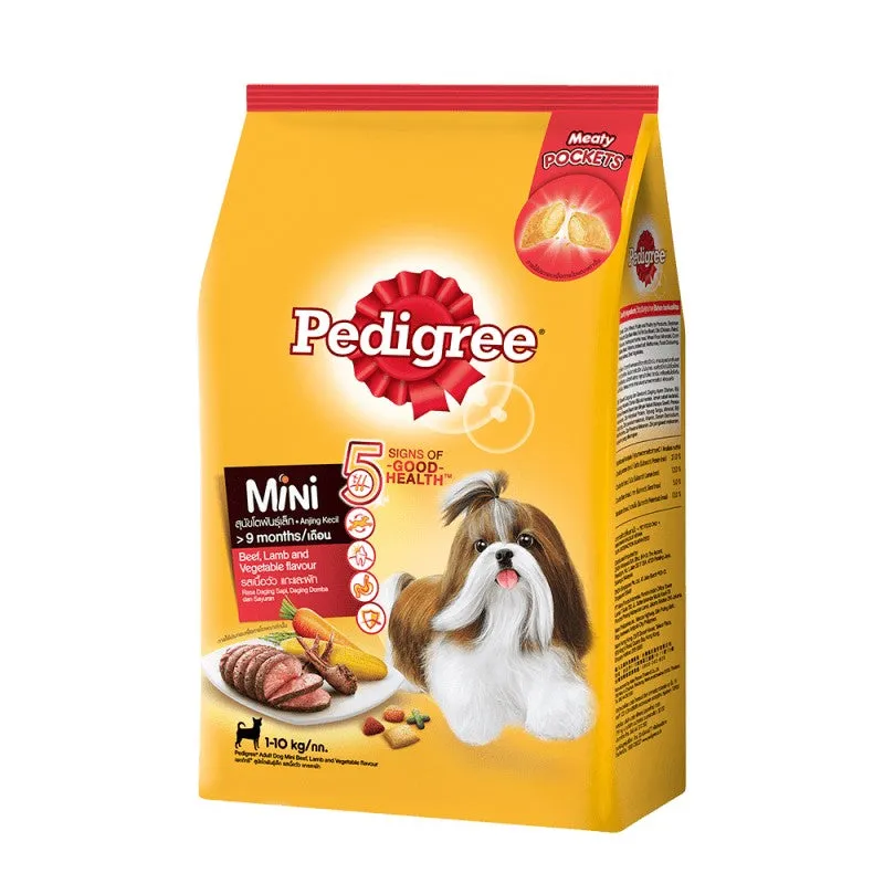 Pedigree Dry Dog Food 2.7kg All Breeds & Flavors for Adult/Puppy NutriDefense
