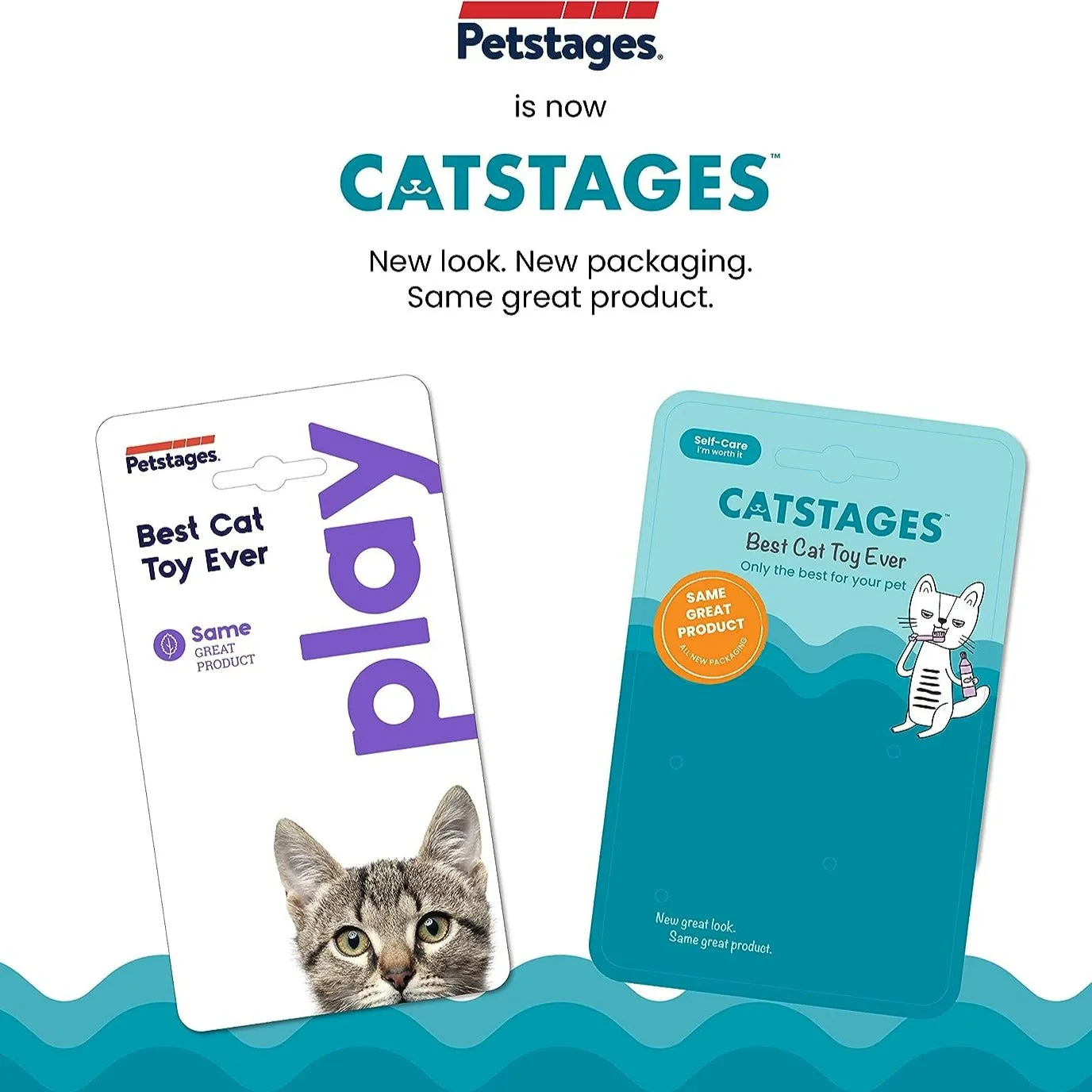 Petstages Fresh Breath Mint Stick Cat Toy
