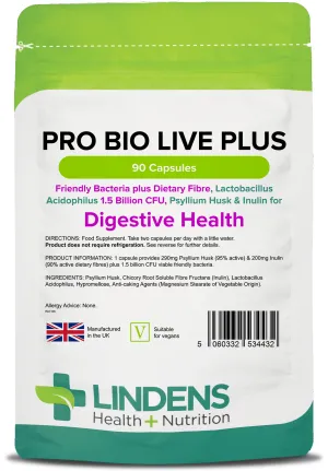 Pro Bio Live Plus ( dietary fibre) Capsules