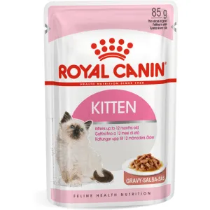 Royal Canin Kitten Instinctive Cat Food in Gravy Pouches 12 x 85g