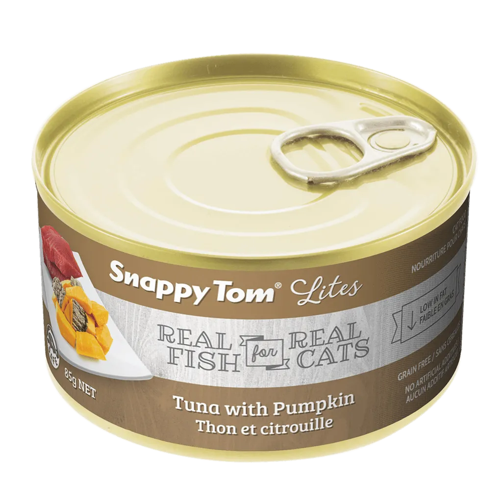 Snappy Tom Wet Cat Food Lites Tuna With Pumpkin