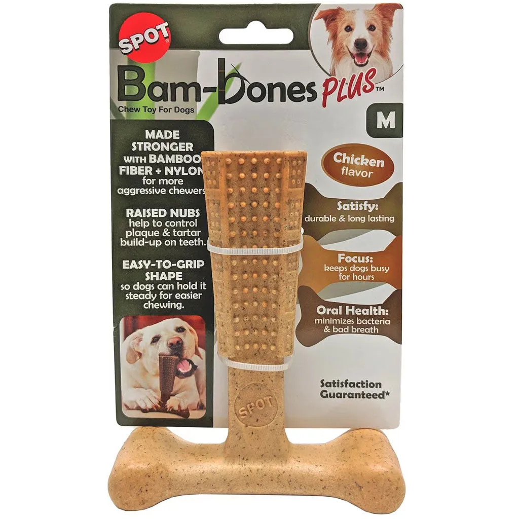 Spot Bam-Bones Plus Chicken Flavor Dog Chew Toy