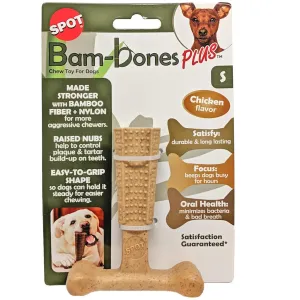 Spot Bam-Bones Plus Chicken Flavor Dog Chew Toy
