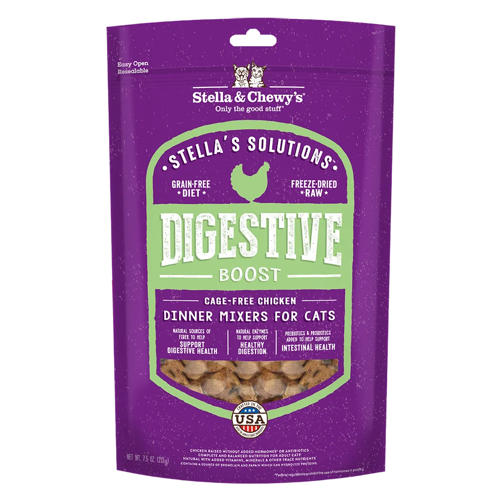 Stella & Chewy's Cat Stella's Solutions Digestive Boost - Cage-Free Chicken 7.5oz