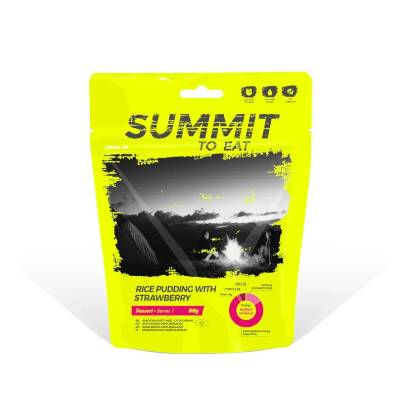 Summit to Eat Rice Pudding with Strawberries