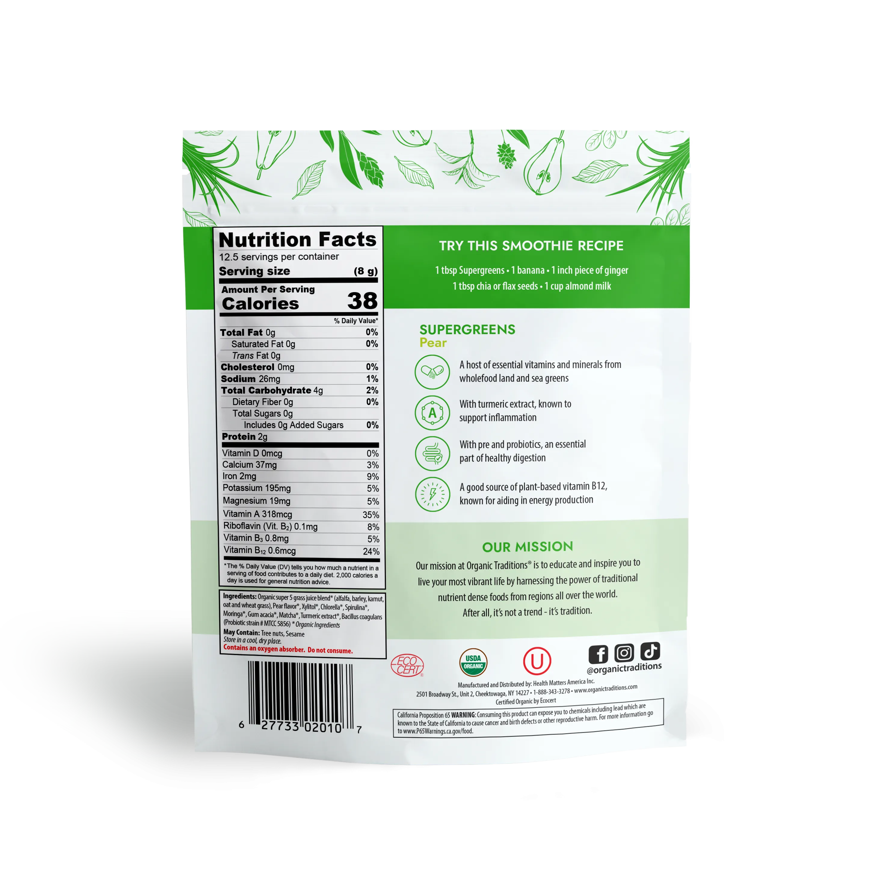 Supergreens Pear