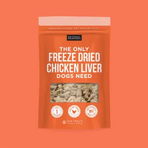 The Only Freeze Dried Chicken Liver Dogs Need