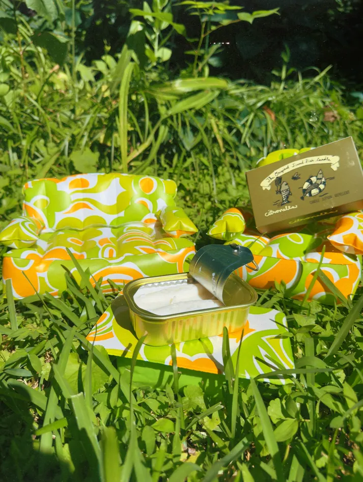 Tinned Fish Candle in Citronella