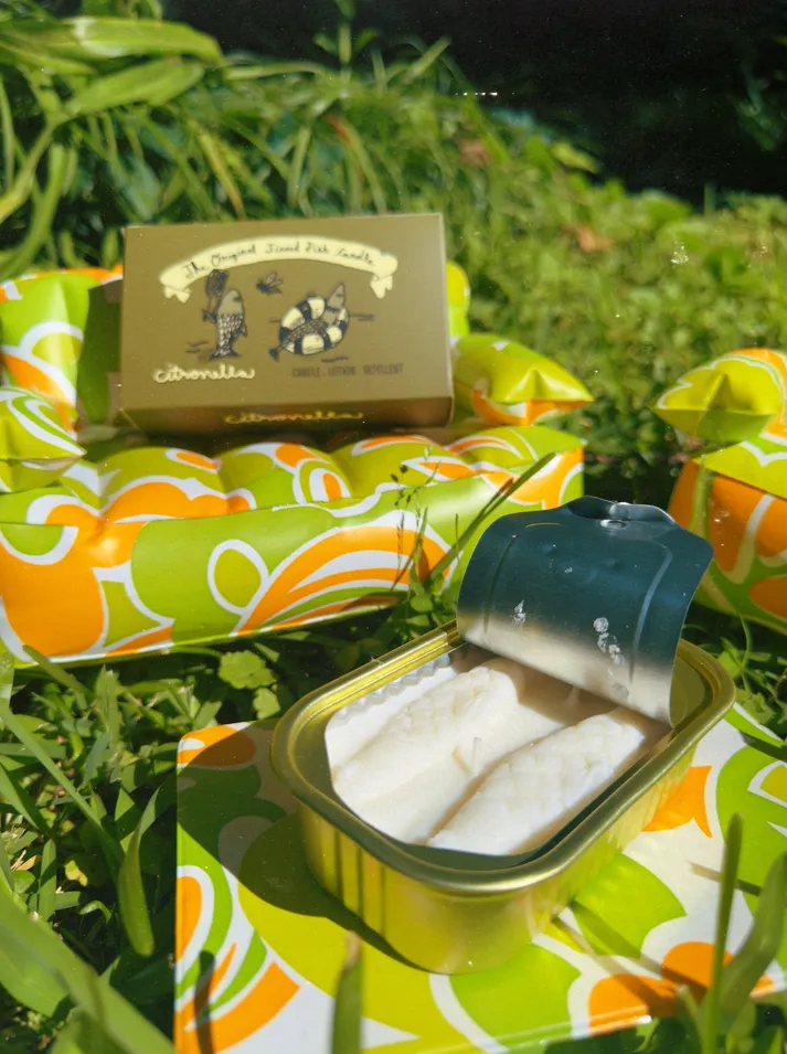 Tinned Fish Candle in Citronella