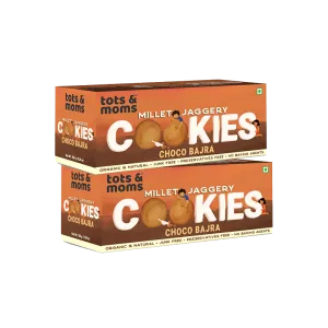 Tots & Moms Cookies- Choco Bajra - Pack of 2 - 150g each