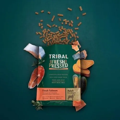 Tribal TLC Grain Free Cold Pressed Salmon Adult Dog Food 12kg