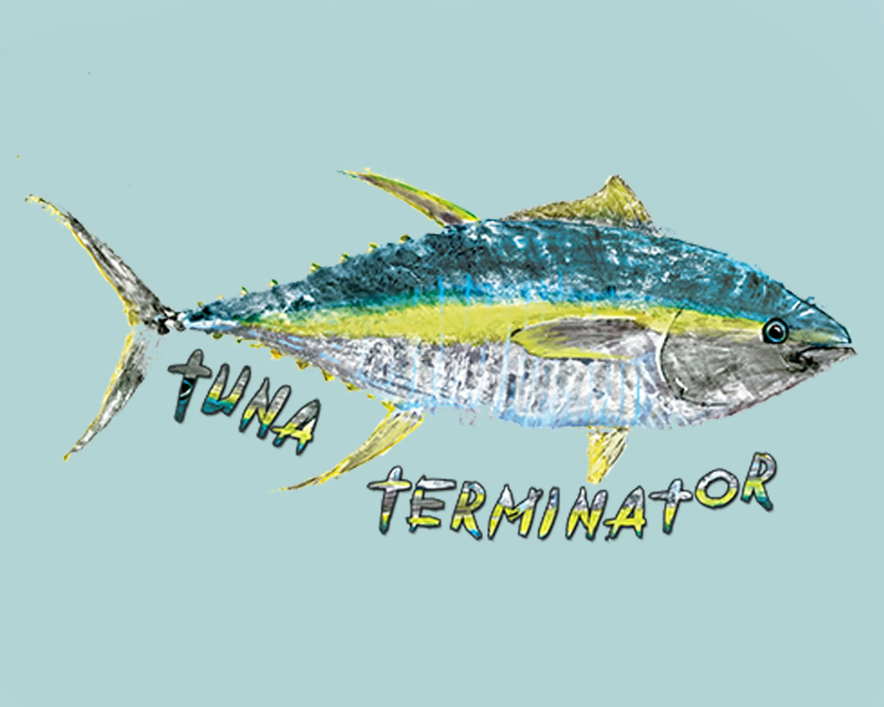 Tuna Terminator Mens Performance Short Sleeve Solar