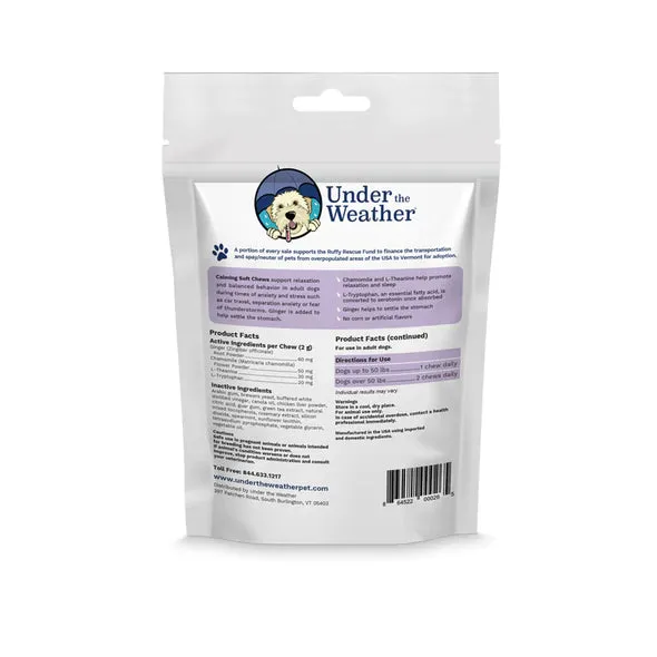Under the Weather Calming for Dogs 60 chews