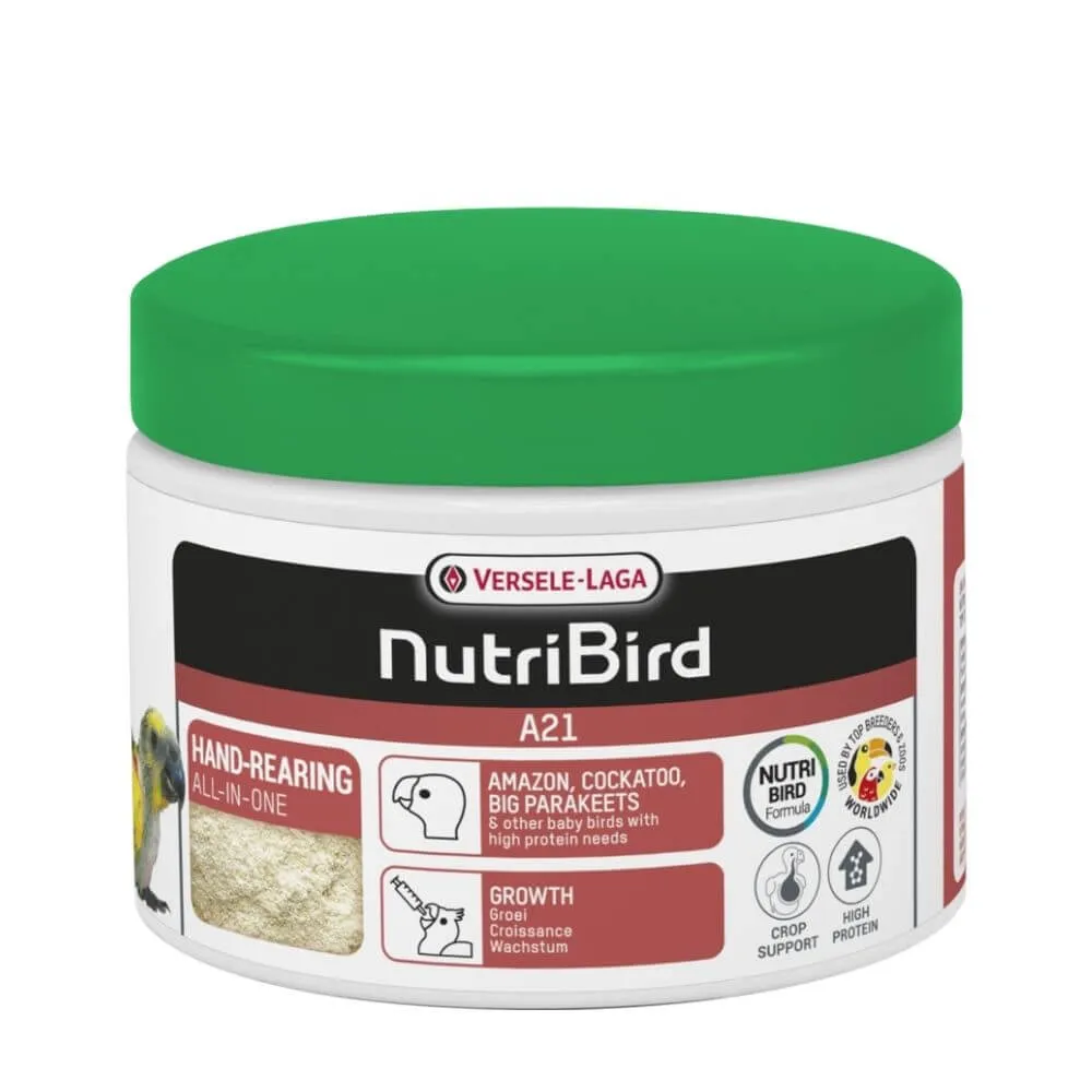 Versele-Laga Nutribird A21 Hand Rearing Food for Amazons, Cockatoos, Large Parakeets