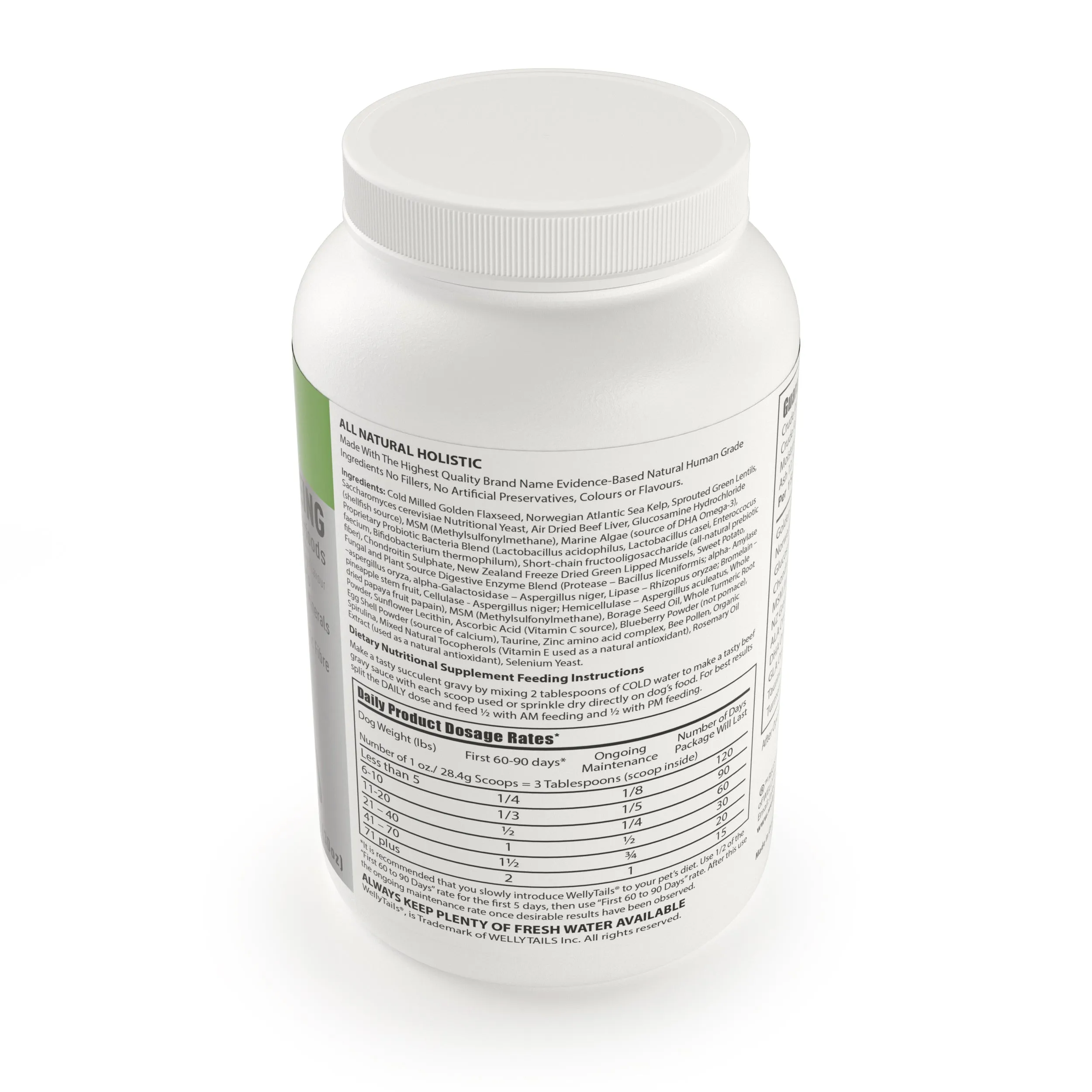 WellyTails® Daily Joint & Wellbeing - for medium/large dogs