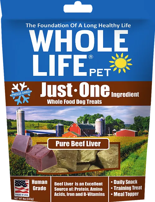 Whole Life Originals Pure Meat 100% Beef Liver Treats
