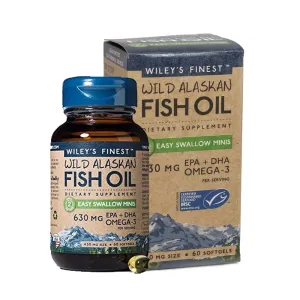 Wiley's Finest Wild Alaskan Fish Oil Easy Swallow Minis