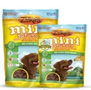 Zukes Moist Miniature Duck Dog Treats