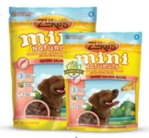 Zukes Moist Miniature Salmon Dog Treats